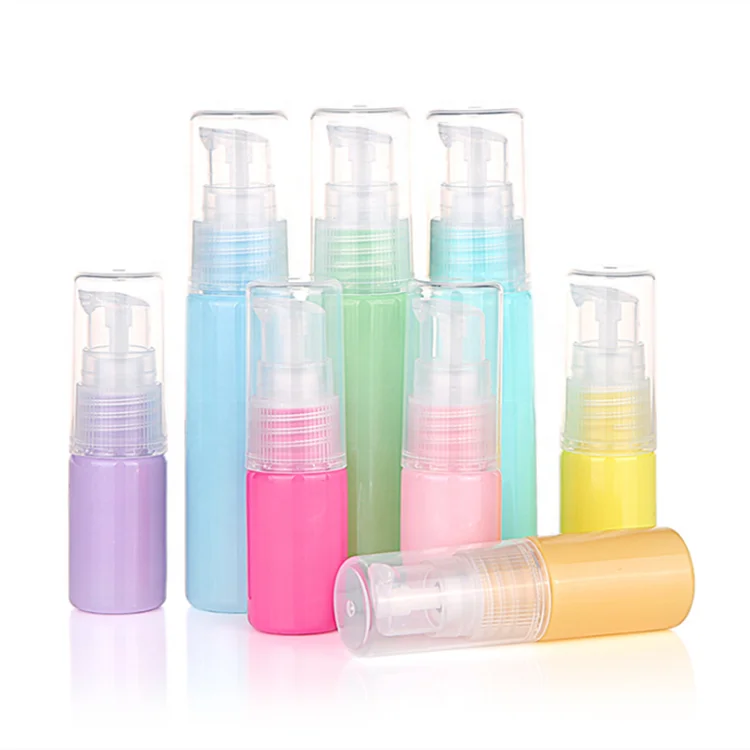30ml round plastic lotion pump bottle liquid foundation bottle