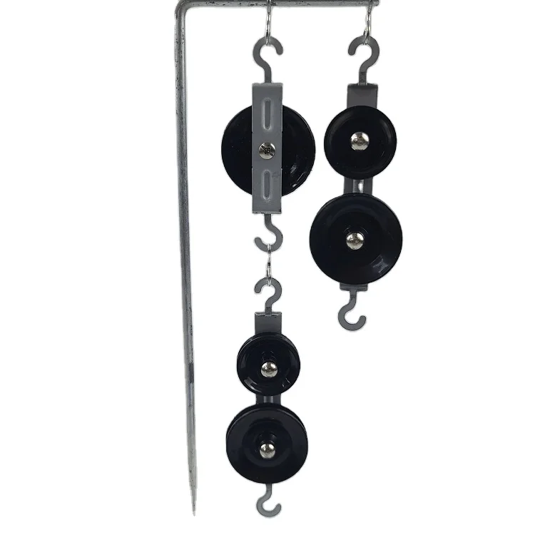 Junior high school crown block moving pulley experimental equipment teaching instrument metal pulley block and bracket set