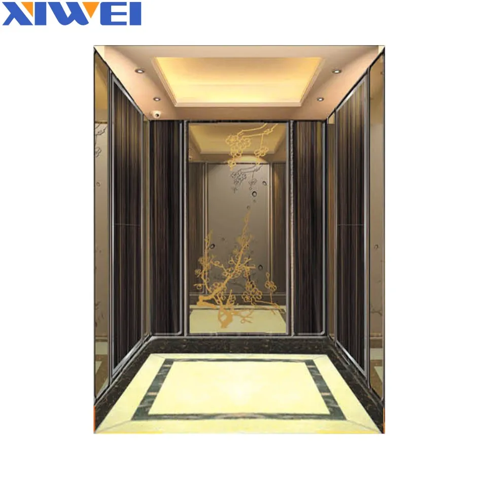  Бренд XIWEI 630 кг 8 человек недорогой лифт с хорошей отделкой