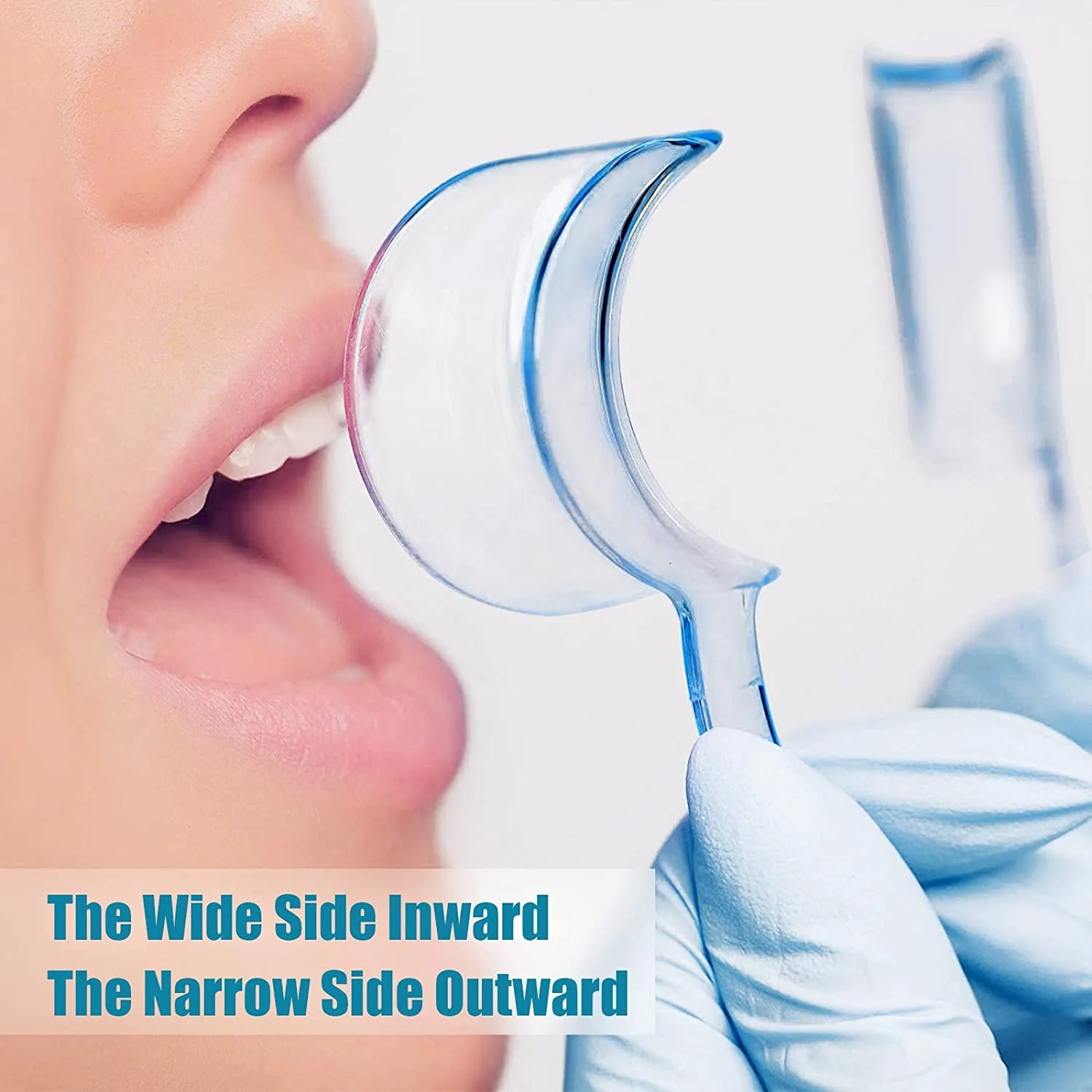 Factory Direct Wholesale Cheapest C Shape Teeth Whitening Mouth Opener Orthodontic Cheek Retractor Dental Lip Retractor BPA Free