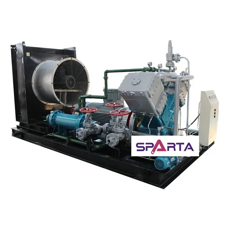 Oil free reciprocating air gas compressor  22kw 30bar 35 cfm with air dryer and 3 filter