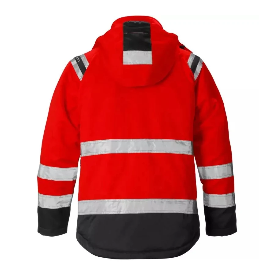 Work Wear Traffic Highway Work Cloths Hi Viz Cold Resistant Construction Clothing Light Reflecting Worker Jacket