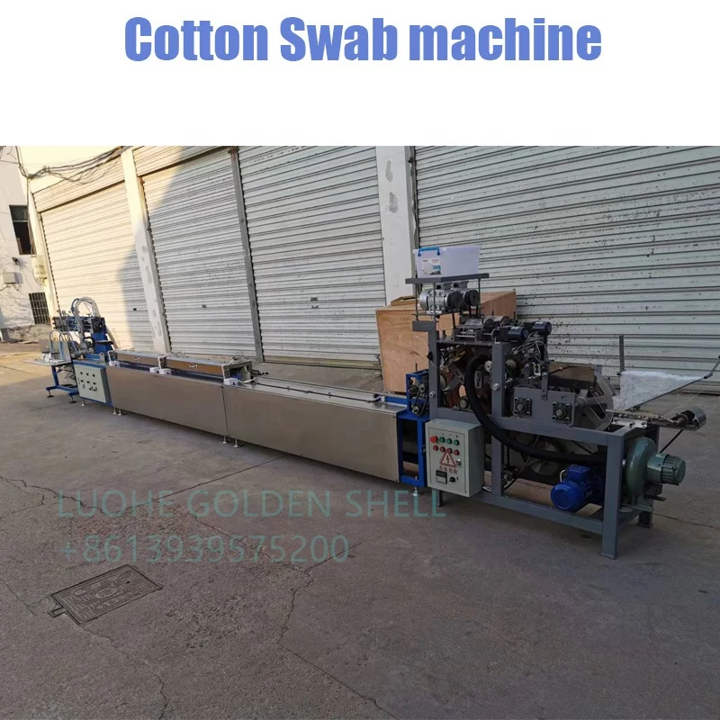 Full automatic Ear Cleaning Cotton Swab Buds Making Machine Cotton Bud Production Machine Cotton Swab Making Machine