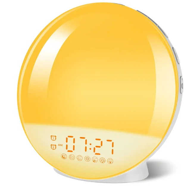 Hot Selling Sunrise Alarm Clock, Wake Up Light with Sunrise/Sunset Simulation