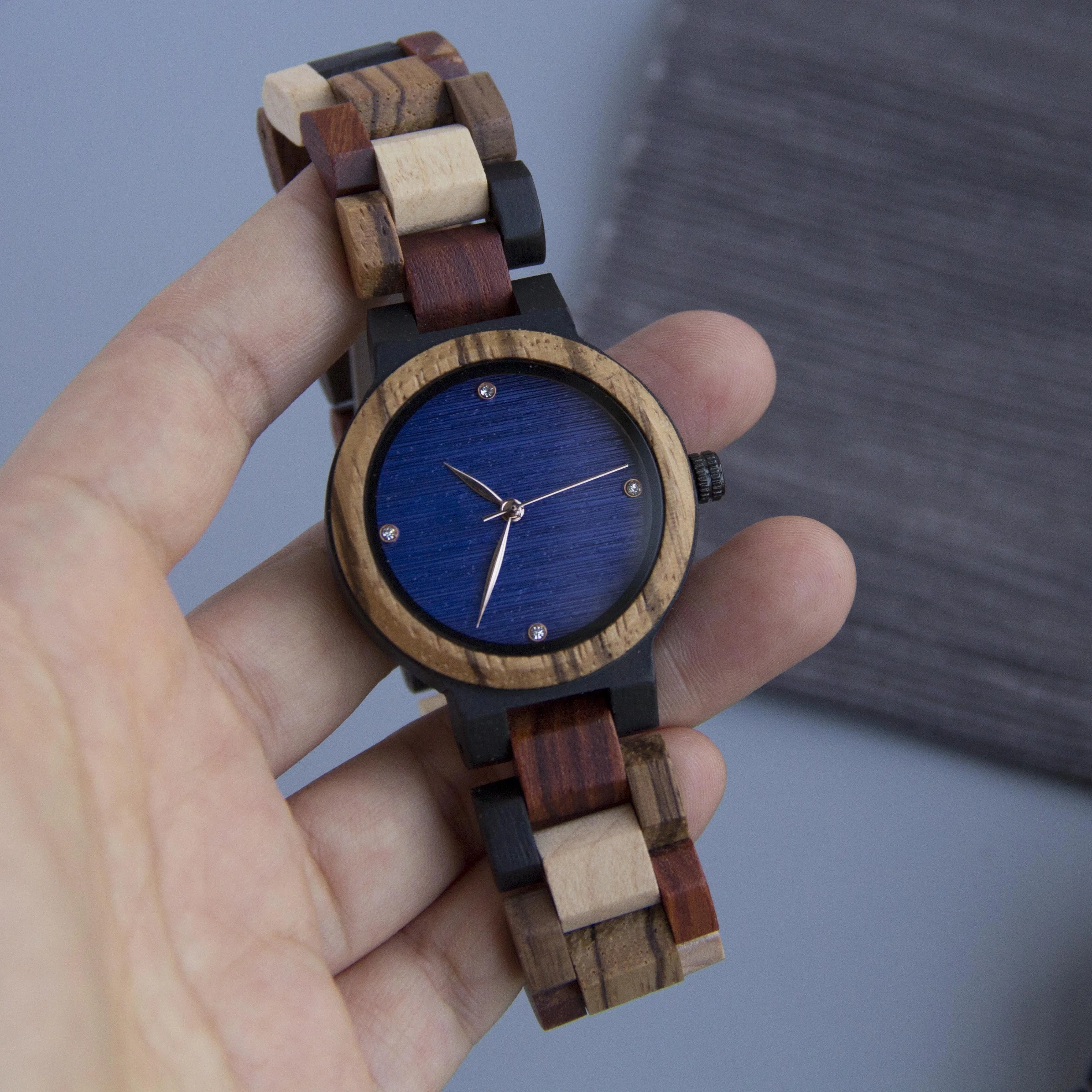 2022  women watch wood watch luxury lady watch