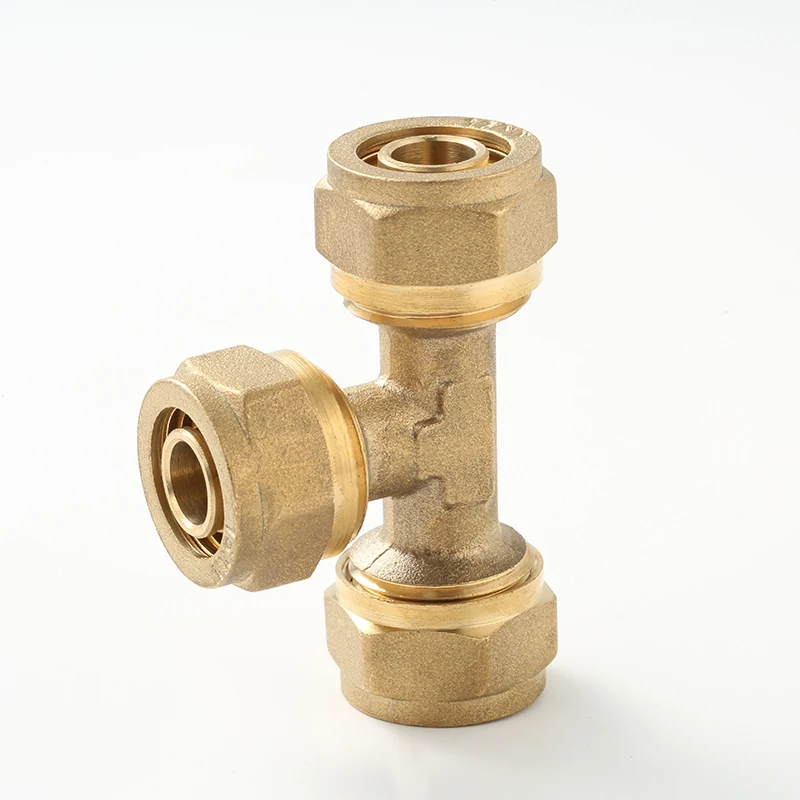 Central Air Conditioning System Tee Slip Tight Fitting Unique Groove Chamfering Design