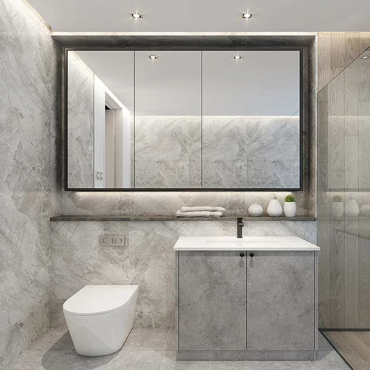 New Product Ideas 2022 Vanities Tops Cheap 201 Ss Modern Bathroom Vanity