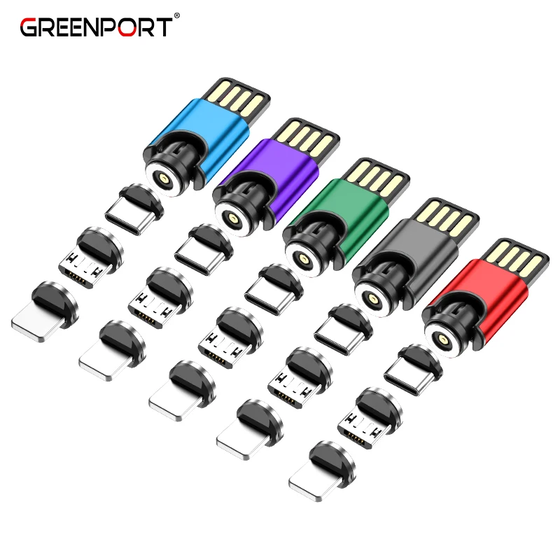 Оптовая продажа Универсальный Магнитный USB к micro/type-c /i-адаптер для разъем преобразователь USB-C Android магнит телефонный