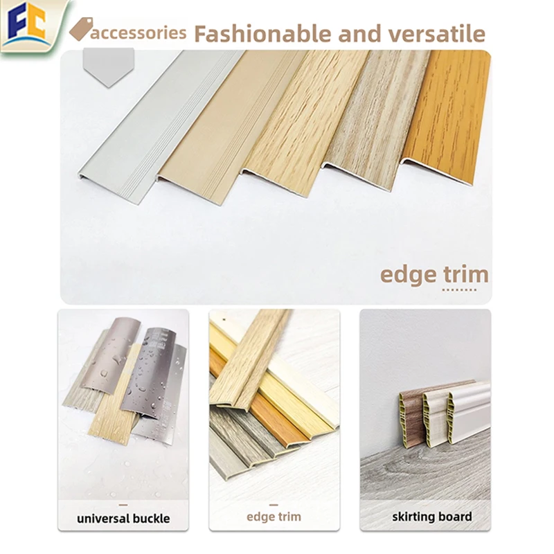 Waterproof Luxury Vinyl Tiles & Planks Floor Products SPC Bathroom Floor with Porcelain Slabs Sophisticated Designs SPC Flooring