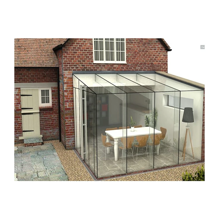 JBDhome Portable Modular Prefabricated Sunrooms and Glass Houses Free Standing Sunroom