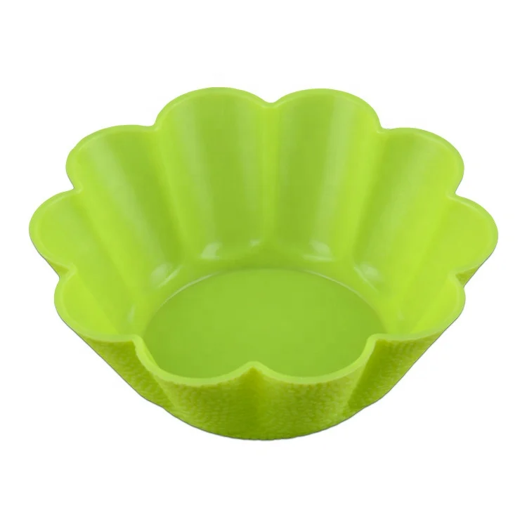 Hot Sale Silicone Liner Cupcakes Flower Shaped Individual Cupcake