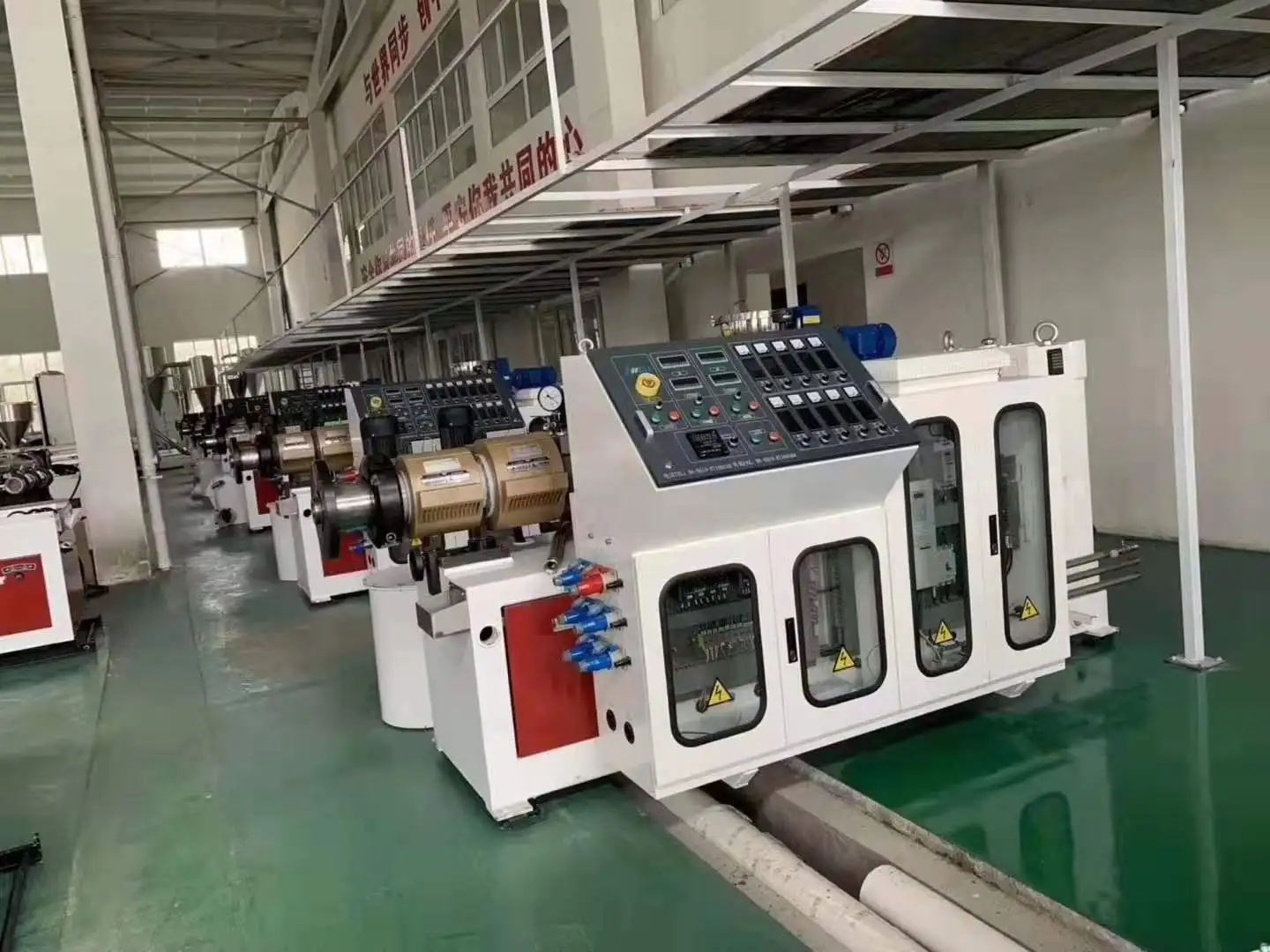 PVC PET PP PE PLA plastic transparent acrylic Clear rigid sheet film making forming machine production line