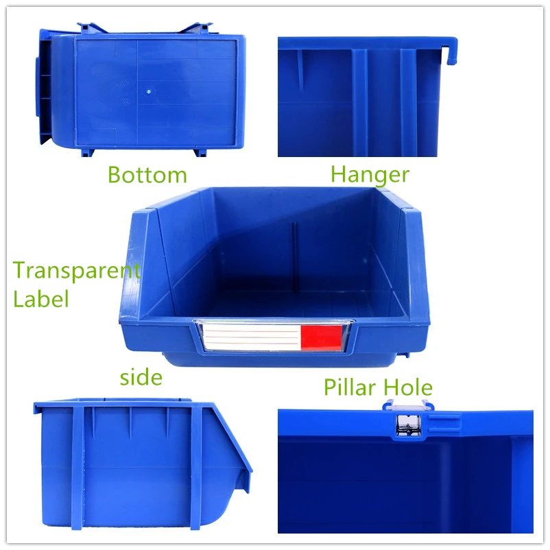Складские пластиковые штабелируемые маленькие детали ящик для хранения