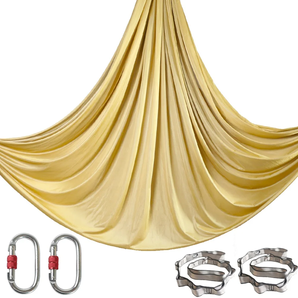 Новый комплект гамака для йоги высокопрочная Подвеска воздушная Йога летающая шелковая трапеция