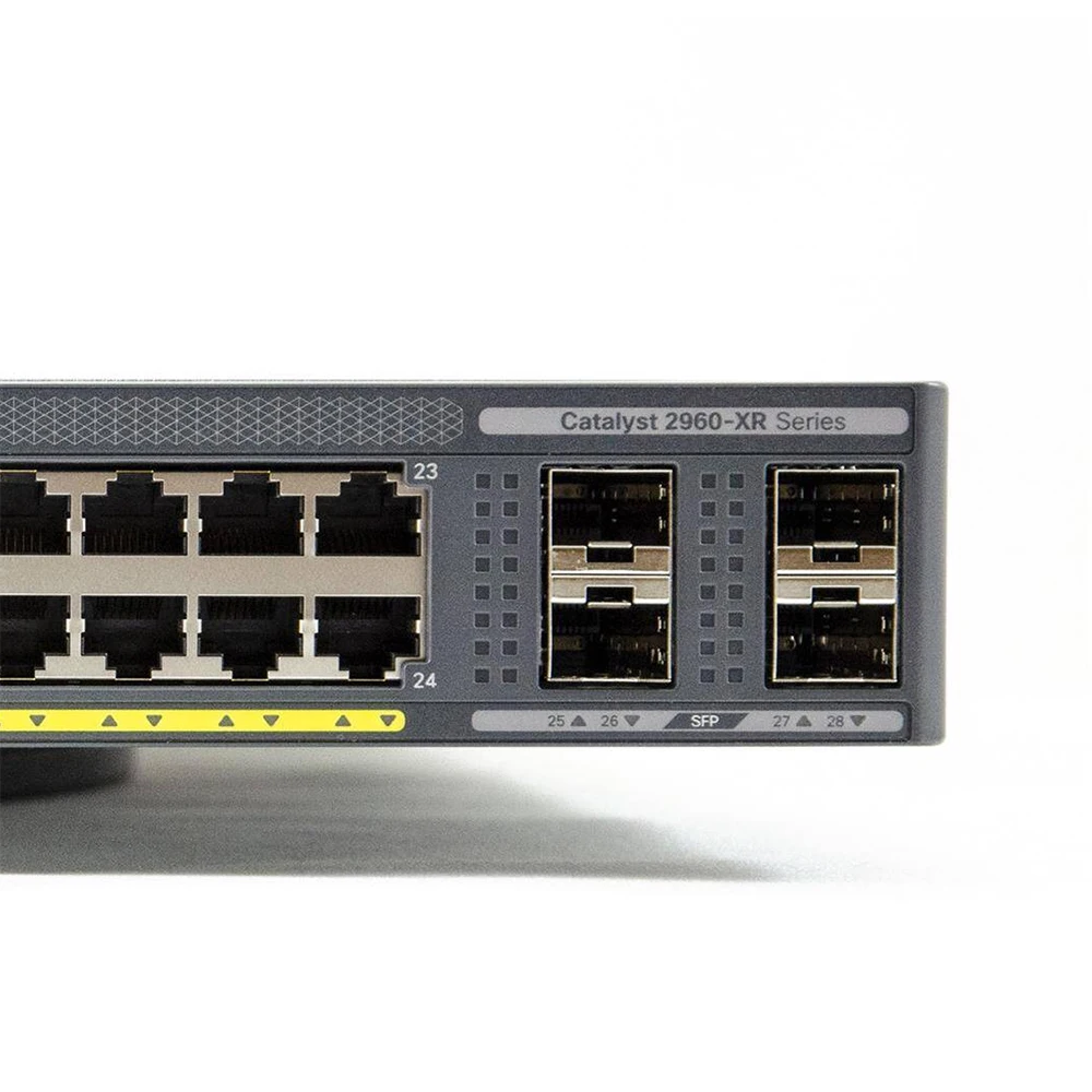 Used WS-C2960XR-48LPS-I 370 Watt 48 GigE PoE Gigabit 1G SFP IP Lite 10/100/1000 Ethernet Network Switches for Enterprise Campus