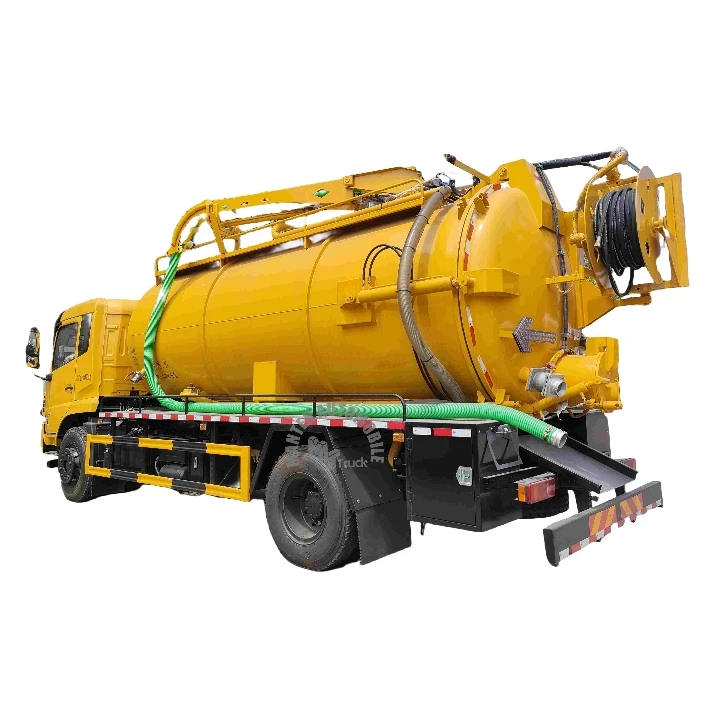Best Selling Dongfeng 4*2 8-12L 190HP  Diesel Sewage Suction Truck for sale