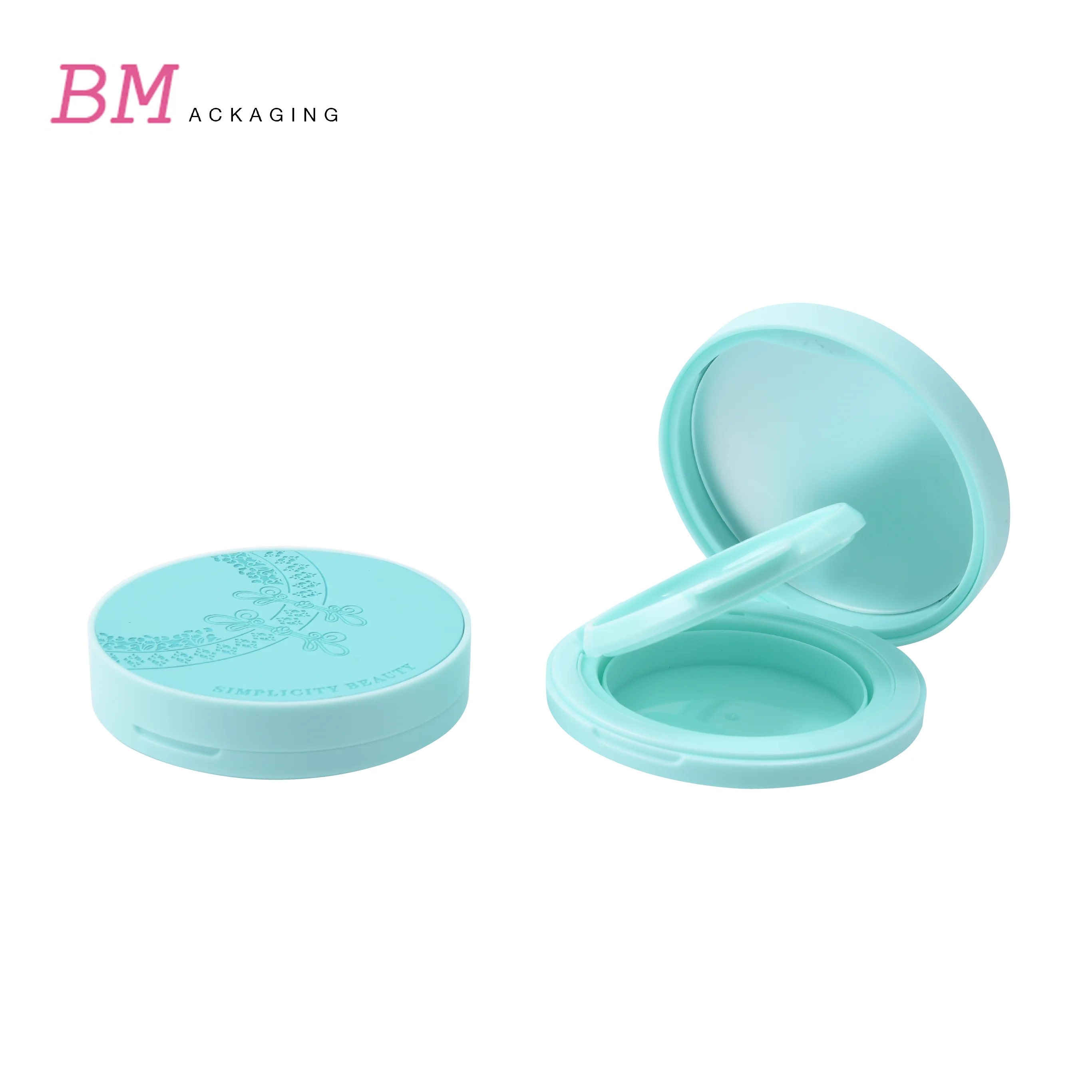 15g custom magnetic round empty air cushion powder case bb cream cosmetic foundation cosmetic packaging