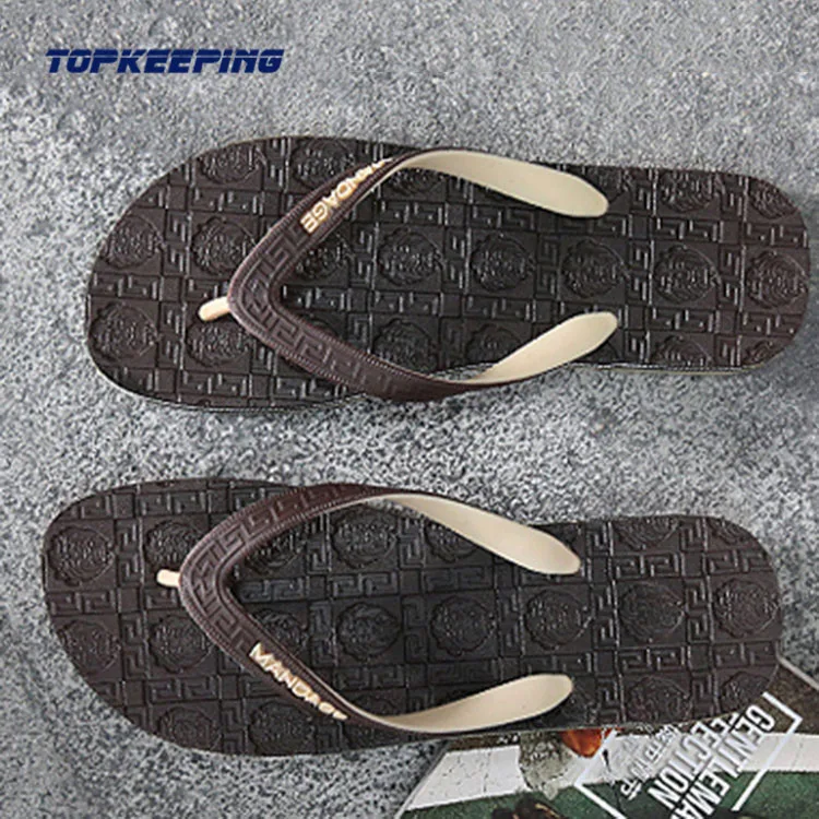 2E0044 New Arrival Customizable PE PVC Adult Footwear Flip Flop for Man