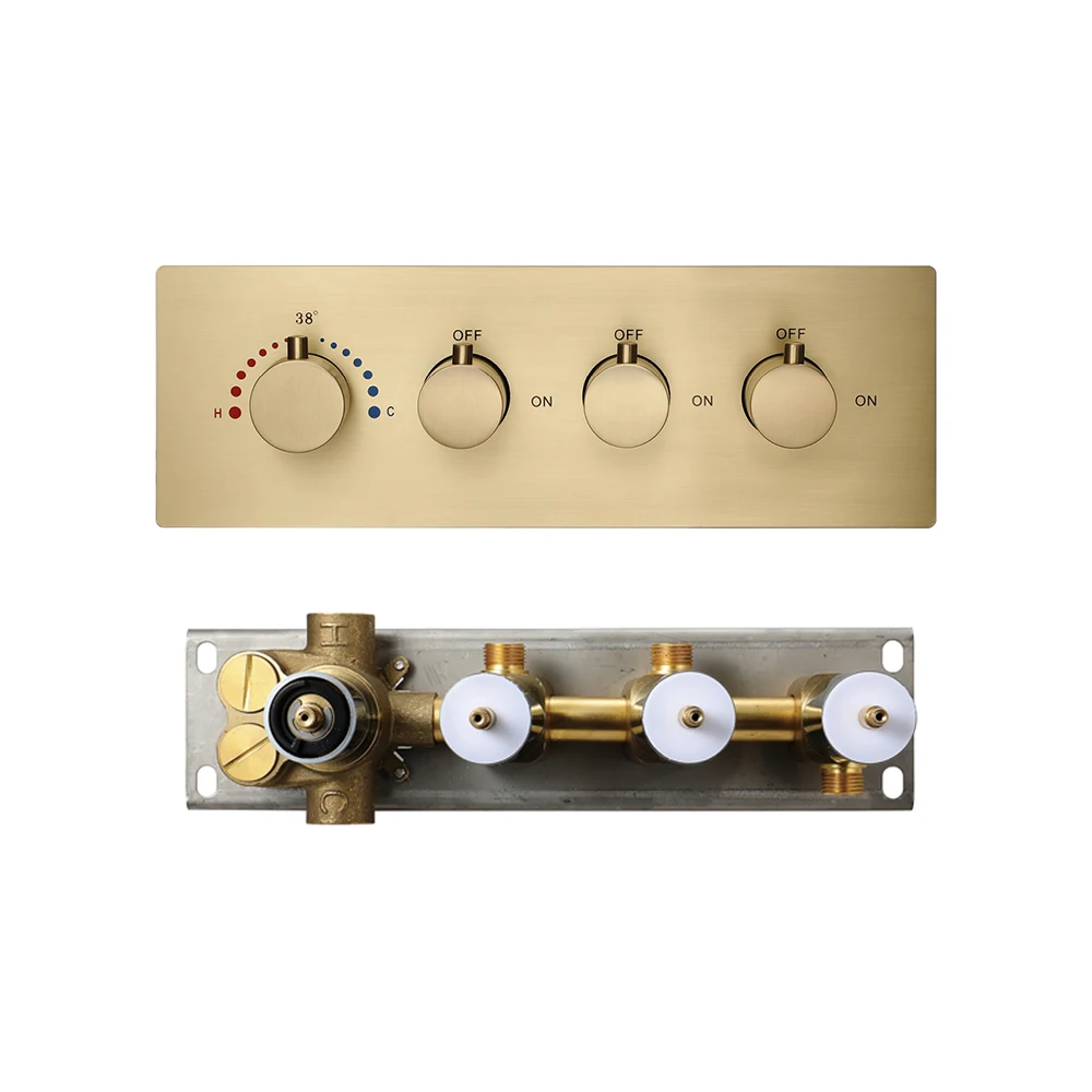 Shower Main Body Two/Three/Four Function High Flow Thermostatic Switch Valve