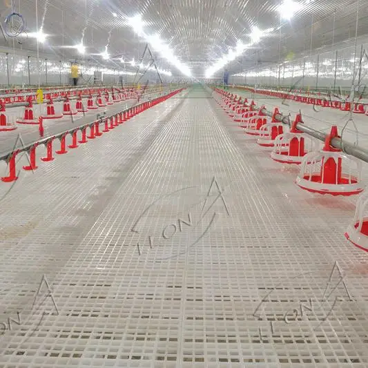 Automatic Poultry Broiler Chicken Animal Plastic Waterer Feeders Pan And Drinking Drinker System for Poultry Broiler Farm