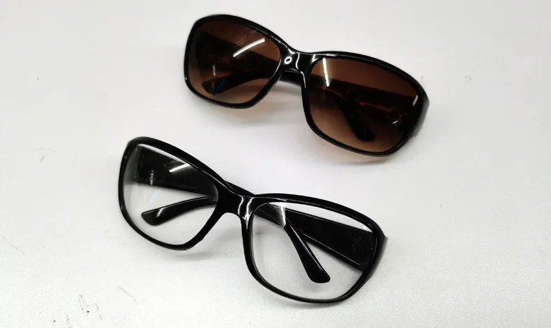 Shades Oversized Fashion Oversize Designer Glass Lenses Square European Style Sunglasses 2022