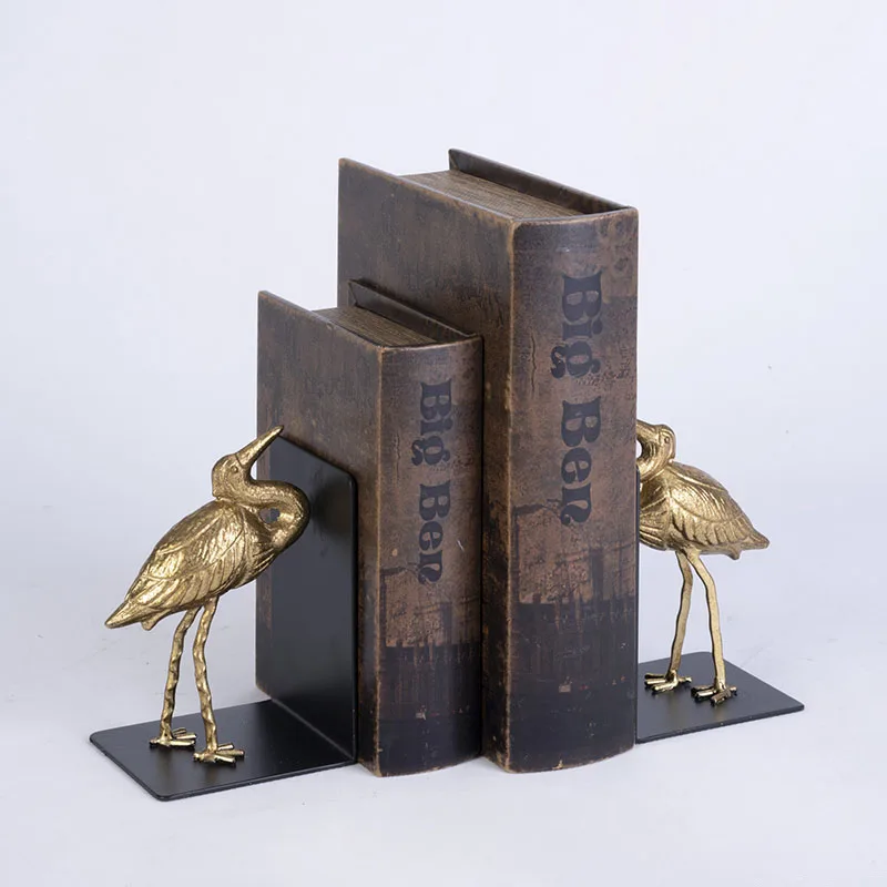 Stylish Casual Vintage Metal Nautical 3D Bookend Kit Bookends Creative Design Handicraft Bookends For Shelves