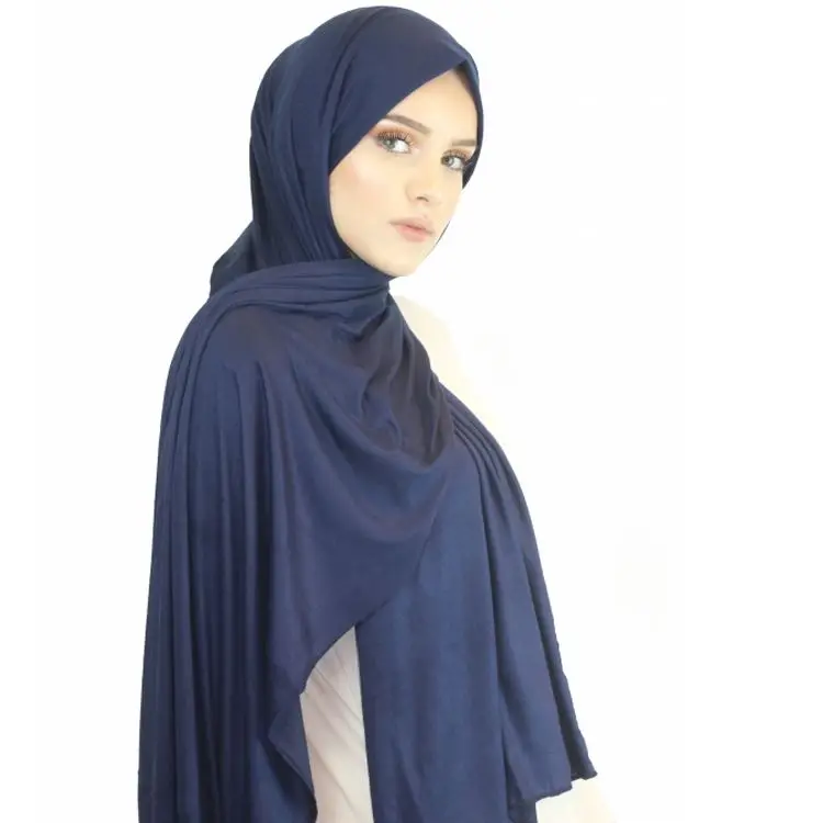 Scarf Women Hijab Wholesale Jersey 60*160cm Muslim Light Color Hijab