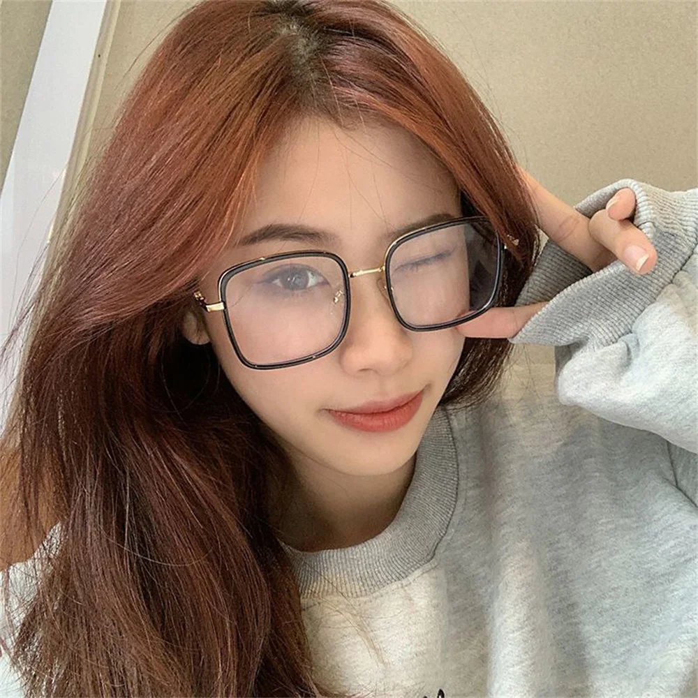 Ladies eyeglasses frames wholesale big frame eyeglasses change colour women glasses frame fashion optical eyeglasses