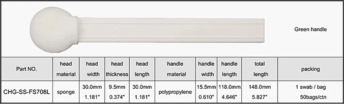 Chlorascrub medical CHG swabstick
