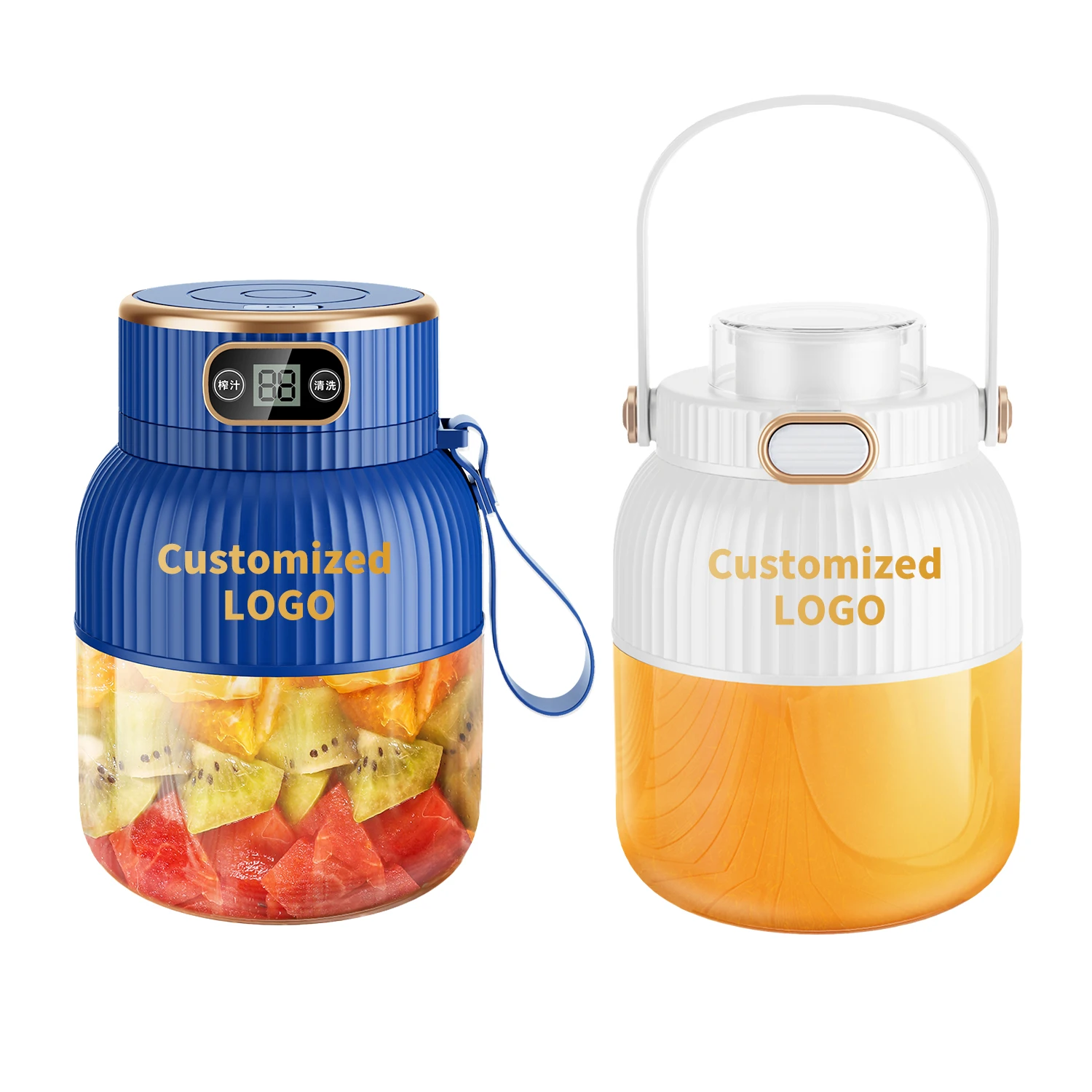 New 900ml 10 Blades Mini Electric Portable USB  Rechargeable Blender Juicer Travel Fruit Orange Juice Extractor Popular Machine