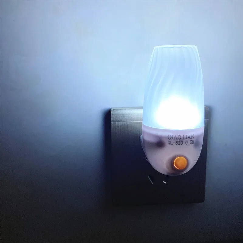 LED small night lamp with switch US EU plug  led nightlight