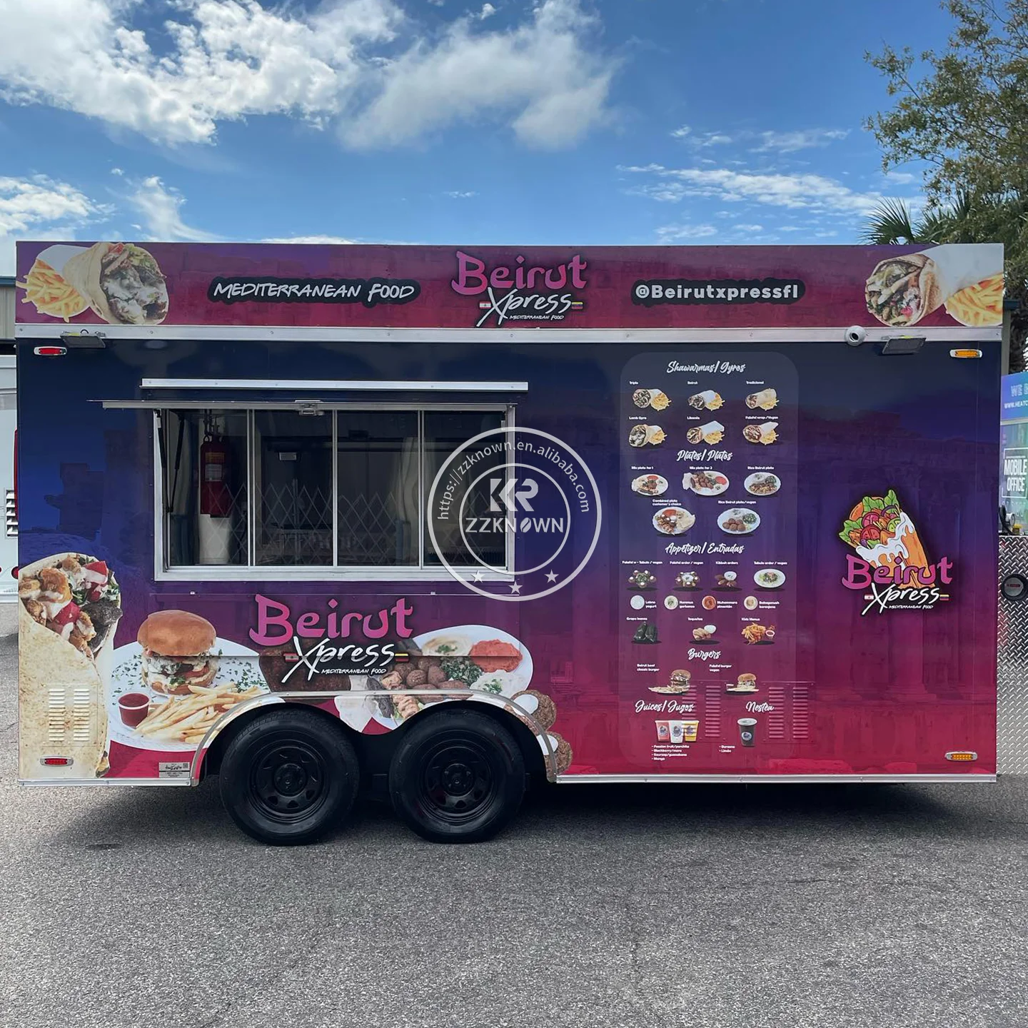 Пользовательские небольшие стандартные концессионные грузовики быстрого питания мобильный трейлер еды