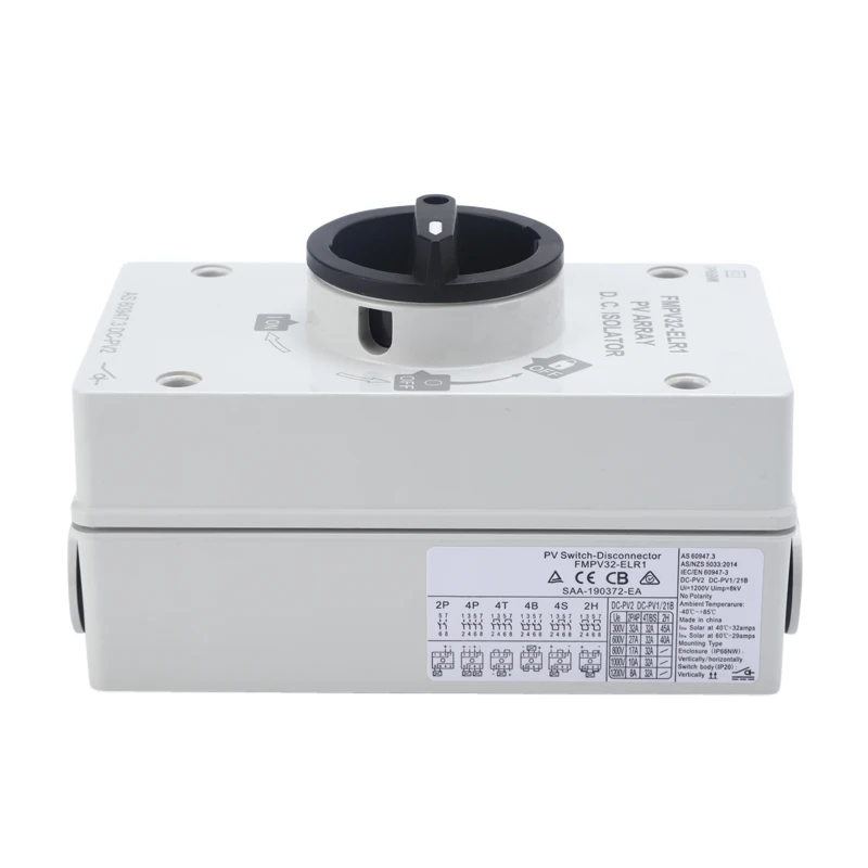 IP66NW PV2 1200V DC Solar Switch Disconnector