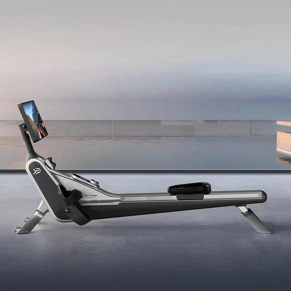 YPOO   Rowing Machine  Aviation aluminum Electromagnetic control system smart rowing machine Fitness Ergometer Rowing Machine