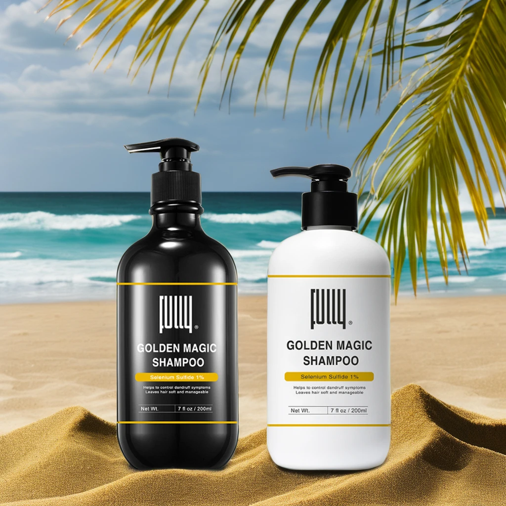 Factory Custom Professional Private Label No Silicone Oil Nourishes All Hair Types Shampoo Golden Magic Unisex Hair Shampoo