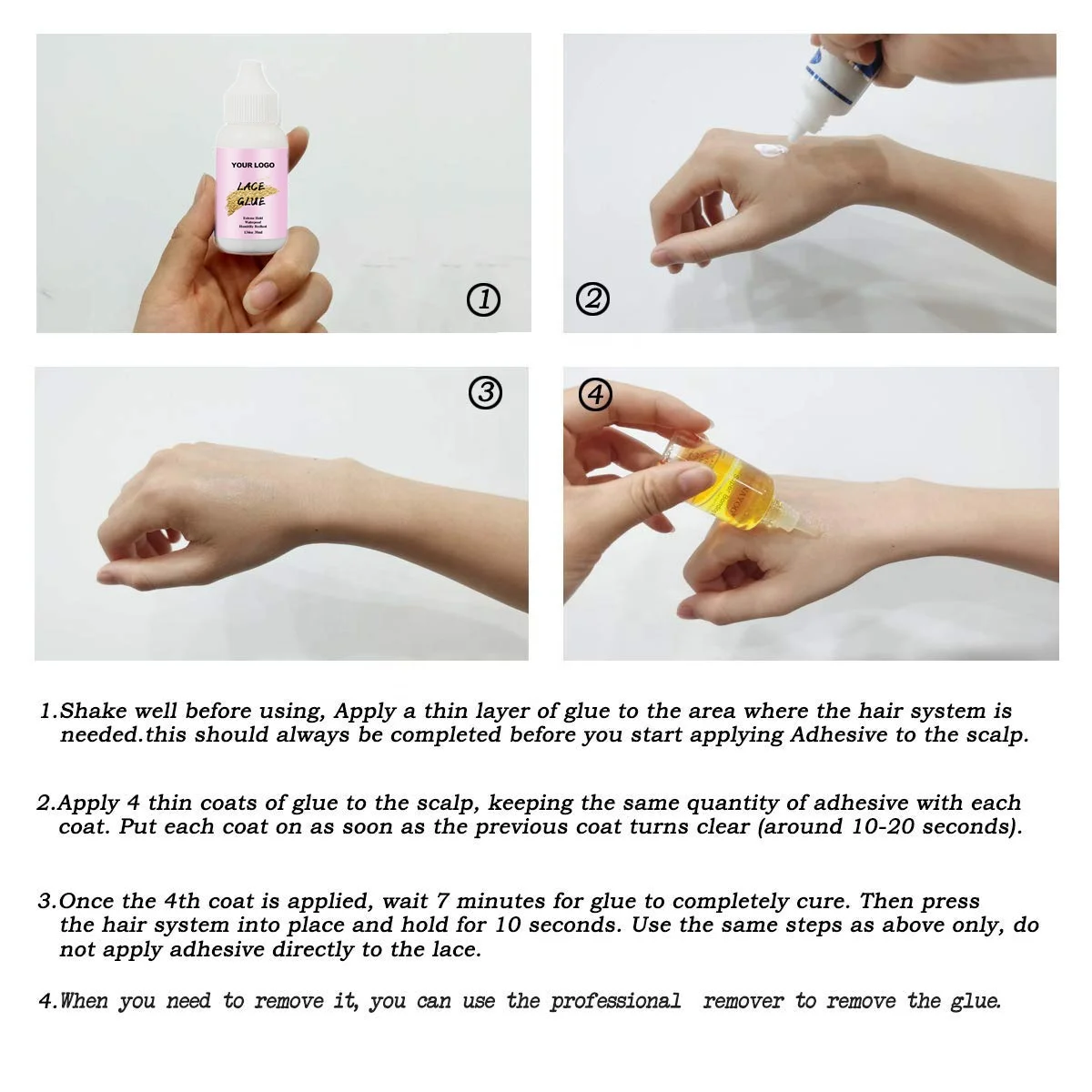 Hot and best selling Perfect Hold Hair Bonding Anti-fungus Hair Bonding lace Glue