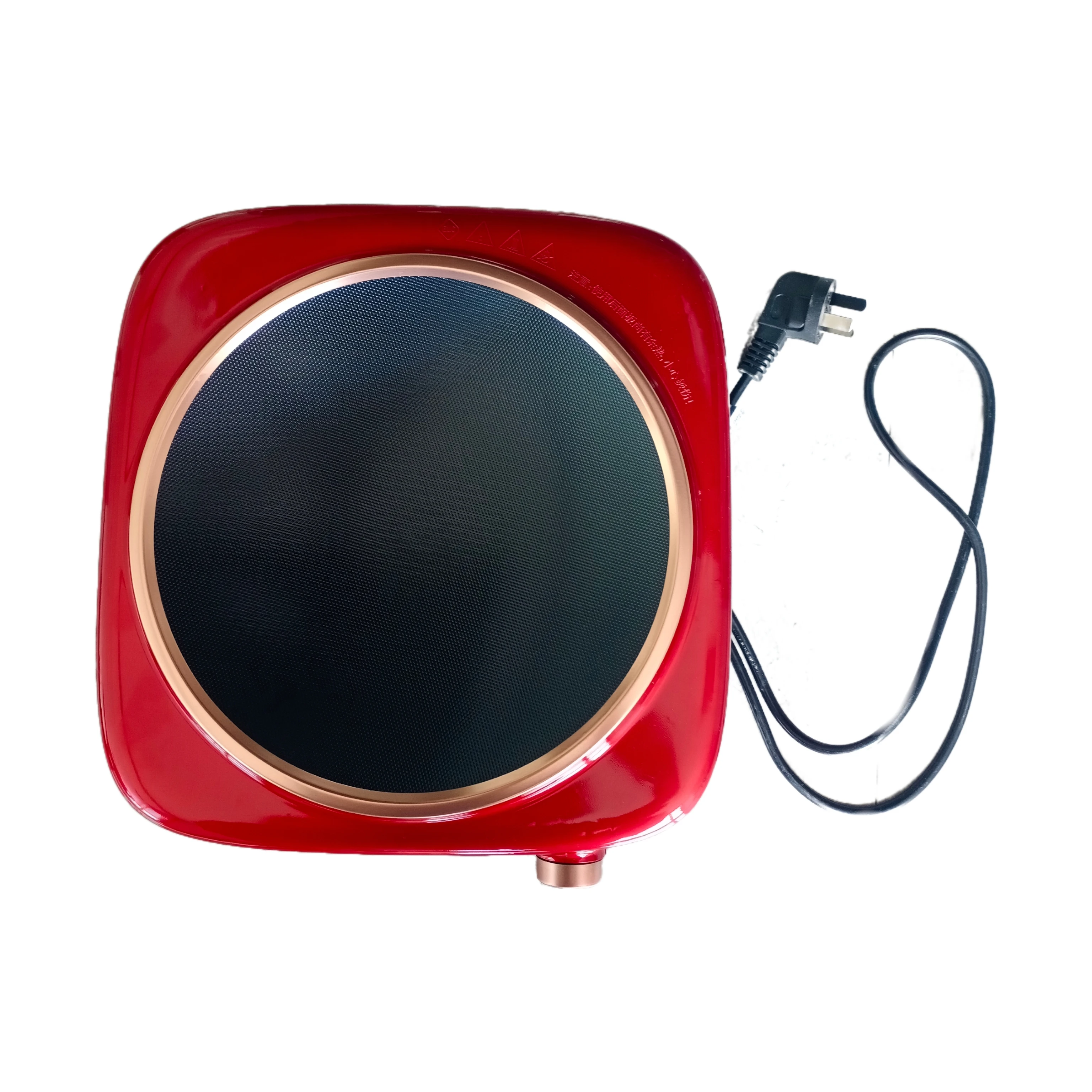 Hemispherical concave red induction cooker can be used at home or commercially, high power 3500W