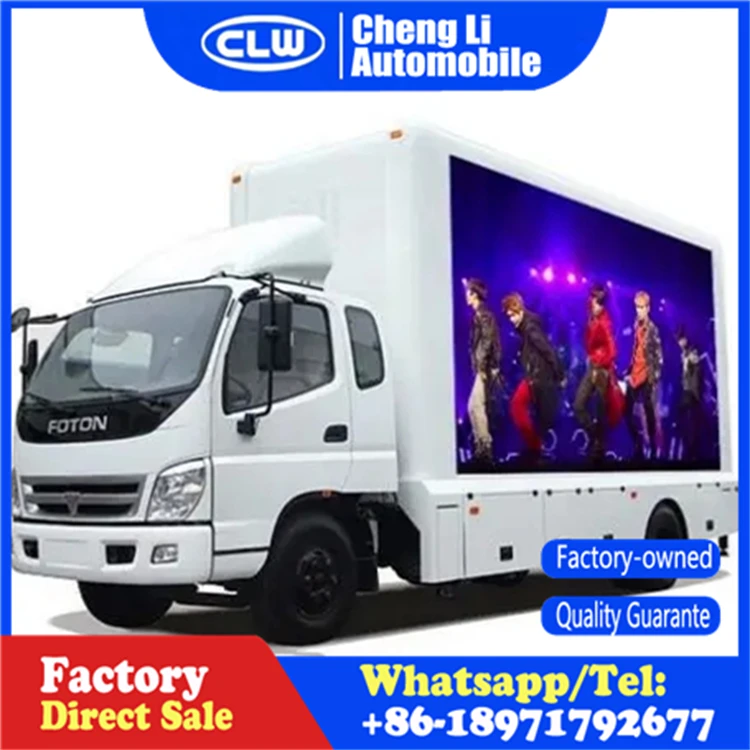 Outdoor Waterproof Full Color Truck Mobile Advertising Led Display Screen Billboard Truck Price