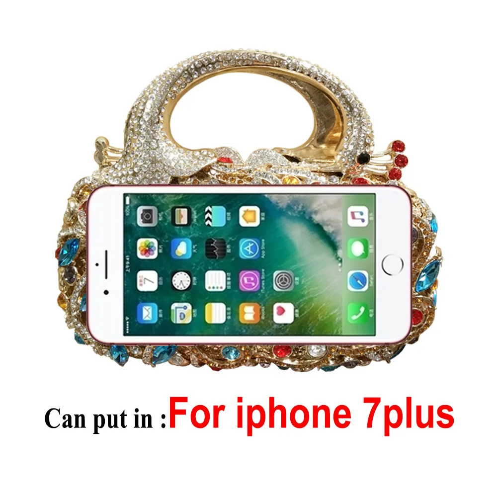 Rhinestone Metal Mesh Clutches Purse Evening Crystal Party Clutch Bags Stone for women luxury wedding