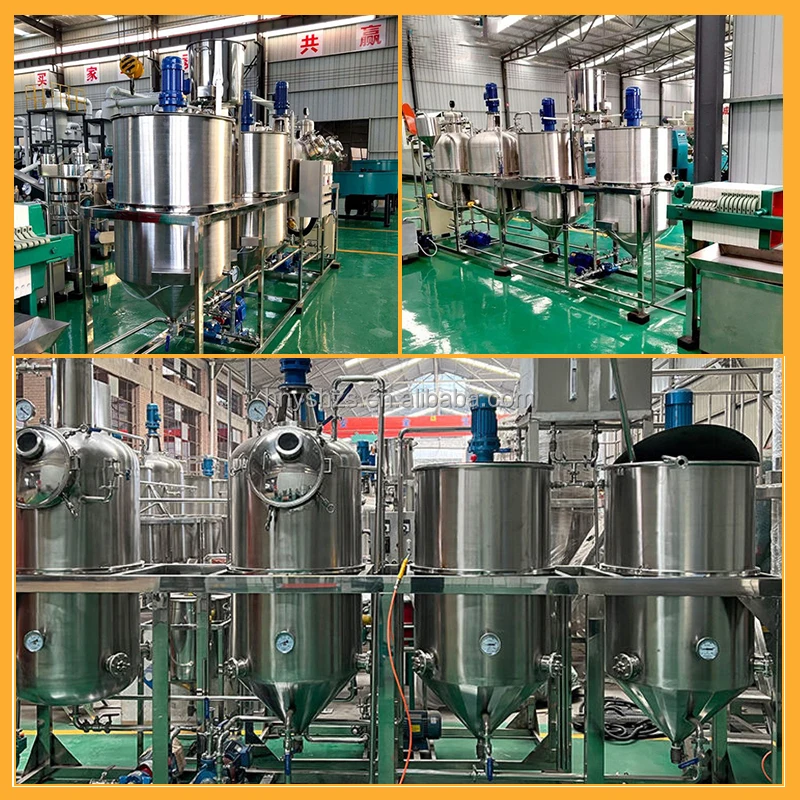 peanut oil refining machine sunflower oil double refined machine palm oil refining machine 10tpd