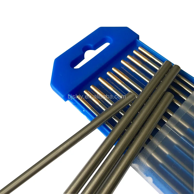 Custom Size Tig Arc Welding 1.5% Lanthanated WL15 Gold Tungsten Electrode 2.4mm