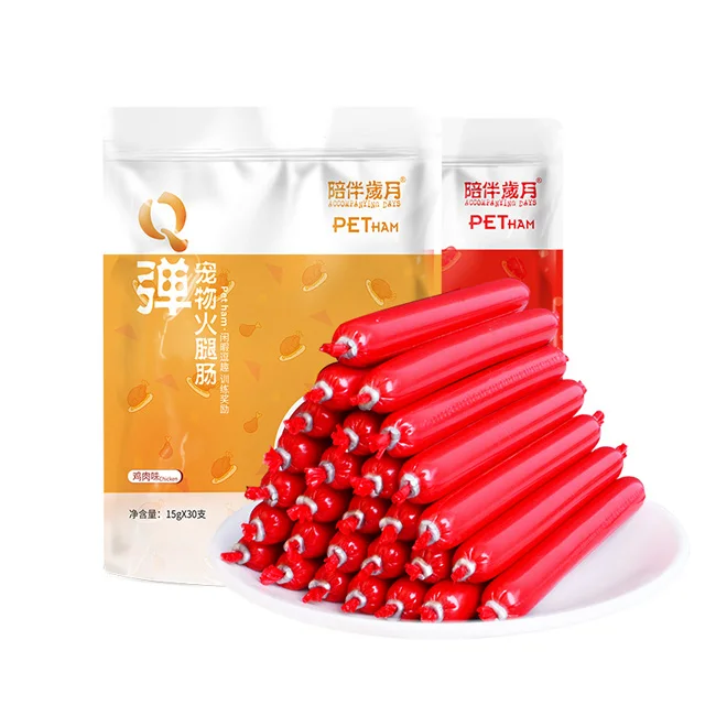 Pet Sausage Suitable For Dog Wet Food Soft Texture  Wholesale Hot-selling Grain-Free