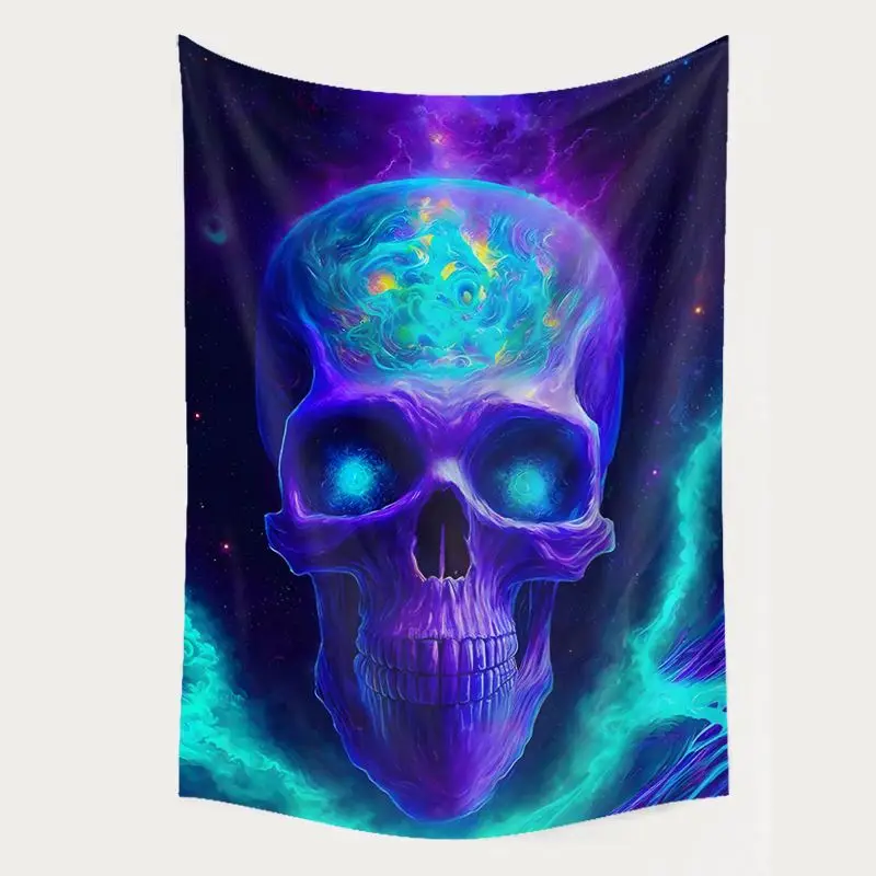 Custom Polyester Decorative Tapestry Personalize Animal style Designs Psychedelic Tapiz Wall Hanging Wall Decor Bedroom Office
