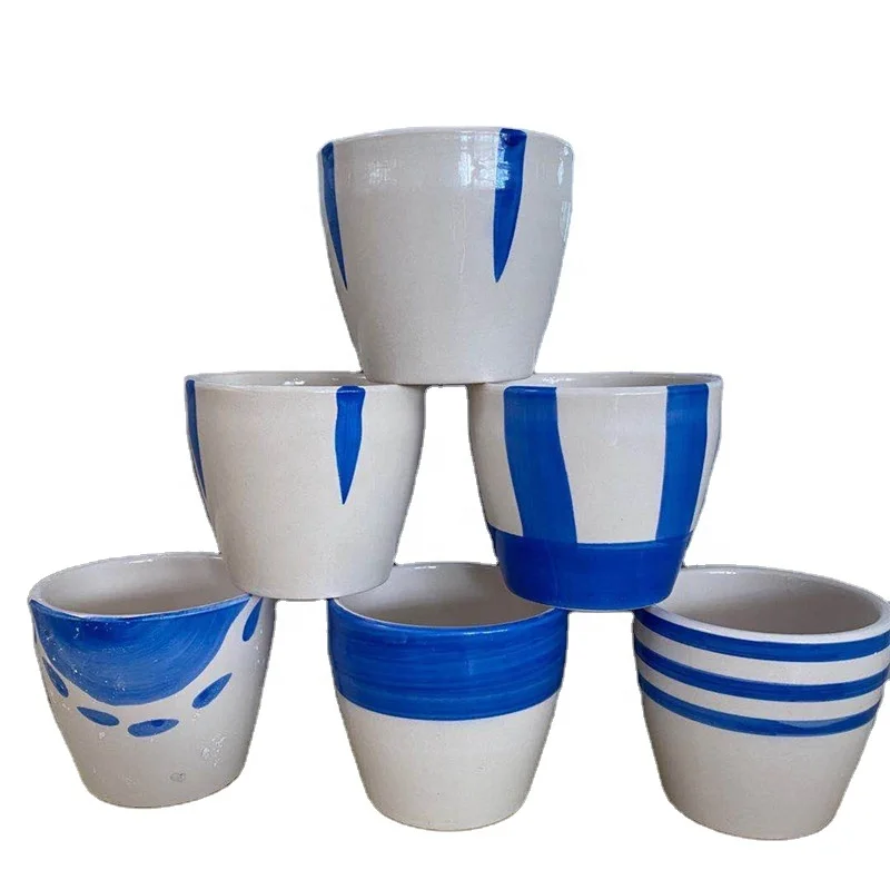 
Custom lovely home ceramic flower pot, juicy green plant pot, modern simple Nordic style, 