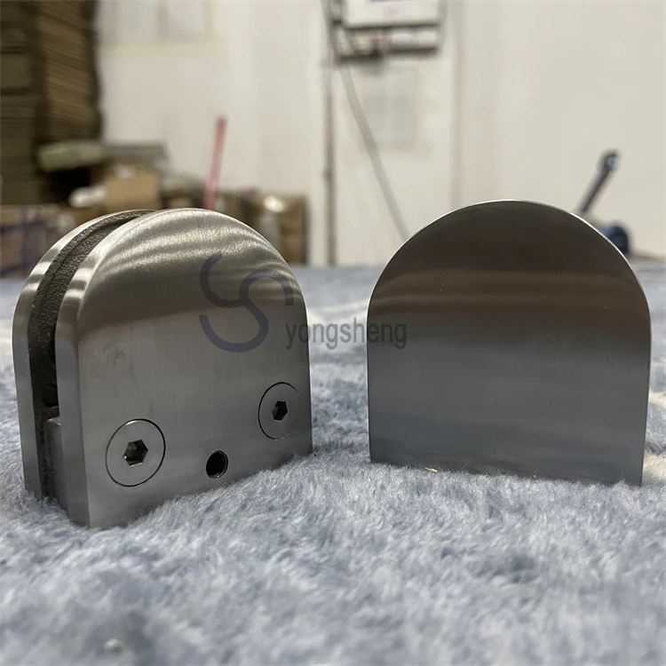 new product balustrade handrail satin casting glass clamp stainless steel railing accessories bracket