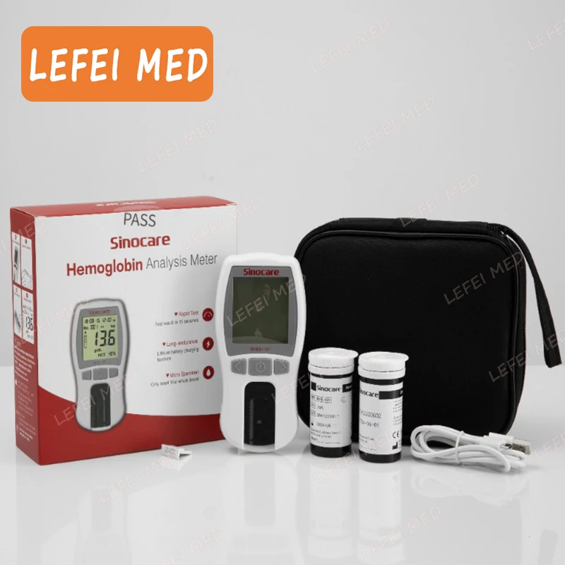 LF9117M hemoglobin test machine BHM-101 Sinocare HB  800 records menmories hemoglobin test strips BHM-101 hemoglobin meter