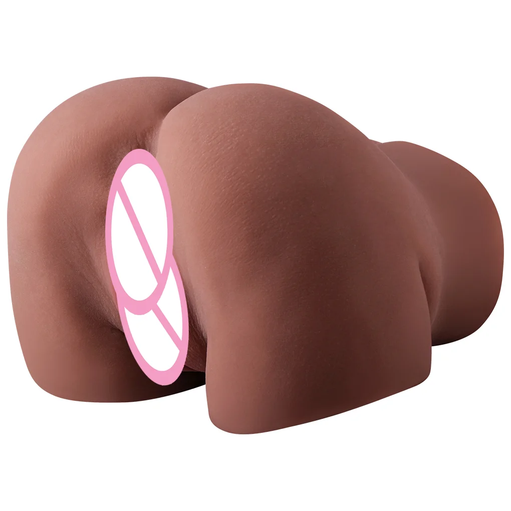 Brown European and American inverted pussy big ass male masturbator sex machine doll used-sex-doll