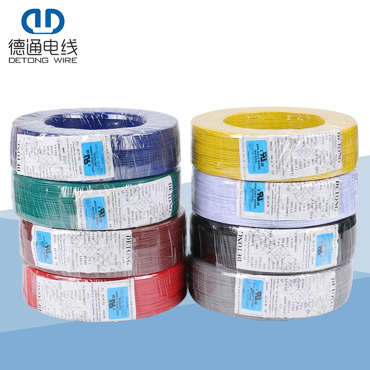 Good Quality 2.5mm Copper Conductor PVC 1007 16 18 20 22 24AWG Fire Resistant Wire