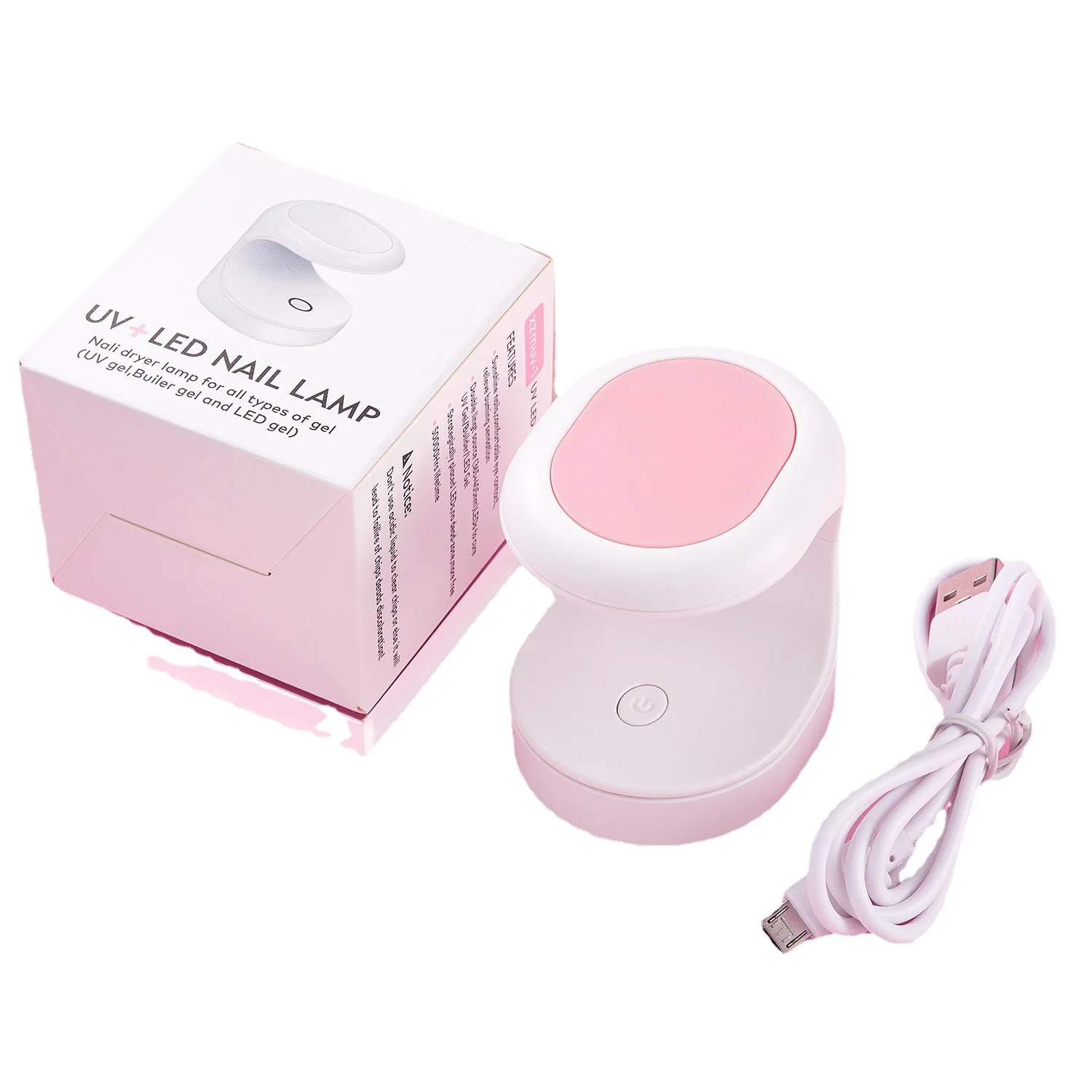 16W mini lamp single finger nail lamp Portable USB interface UV LED Nail Dryer Extension gel tips Nail Lamp