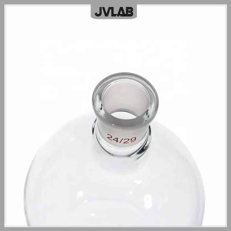 Evaporating Flask Eggplant-shape Flask 2000 ml Rotary Evaporator Accessories Lab Glassware Caliber 24mm & 29mm 1 EA